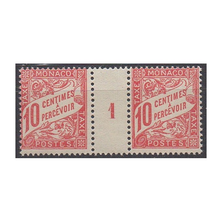 Timbre de collection Monaco - Taxe 03 Millésime 1 (1941)
