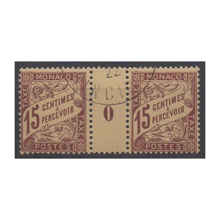 Timbre de collection Monaco - Taxe 05 Millésime 0 (1920)