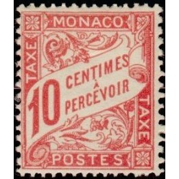 Timbre de collection Monaco - Taxe 03a