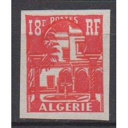 Timbre de collection Algerie - 340Aa Non Dentelé