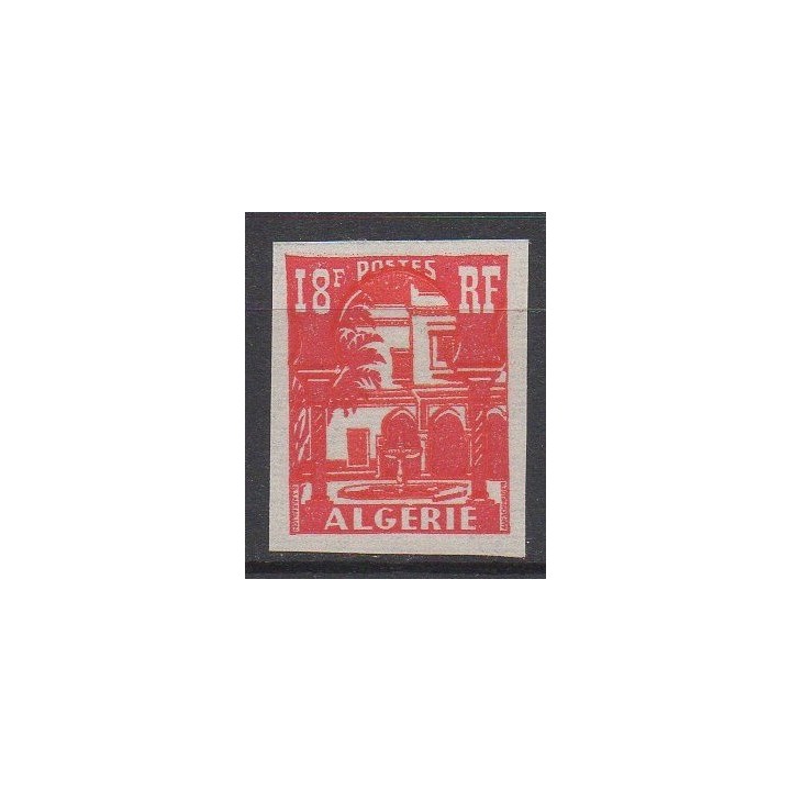 Timbre de collection Algerie - 340Aa Non Dentelé