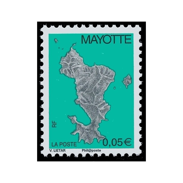 Timbre de collection Mayotte - 160A