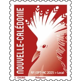 Timbre de collection Nouvelle-Caledonie - 1484 - Cagou tarif local - Gommé