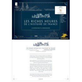 Timbre de collection France - Riches Heures de l'Histoire de France 2025