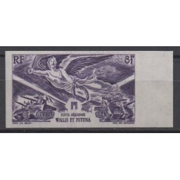 Timbre de collection Wallis et Futuna - Poste Aérienne 004a Non Dentelé