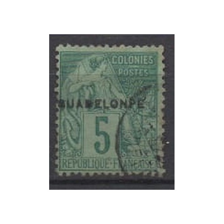 Timbre de collection Guadeloupe - 017c