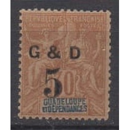 Timbre de collection Guadeloupe - 045B