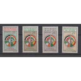 Timbre de collection Grandes séries des pays d'expression française 1960 - Conseil de l'entente