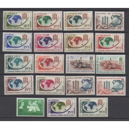 Timbre de collection Grandes séries des pays d'expression française 1963 - Campagne mondiale contre la faim