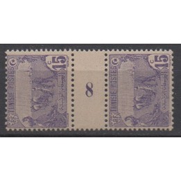 Timbre de collection Tunisie - 033 Millesime 8 (1918) GC