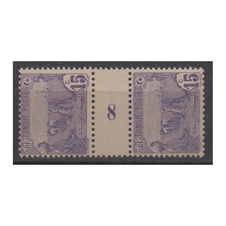 Timbre de collection Tunisie - 033 Millesime 8 (1918) GC