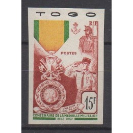 Timbre de collection Togo - 255a Non Dentelé