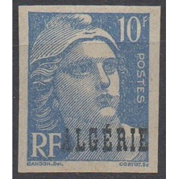 Timbre de collection Algerie - 241a Non Dentelé