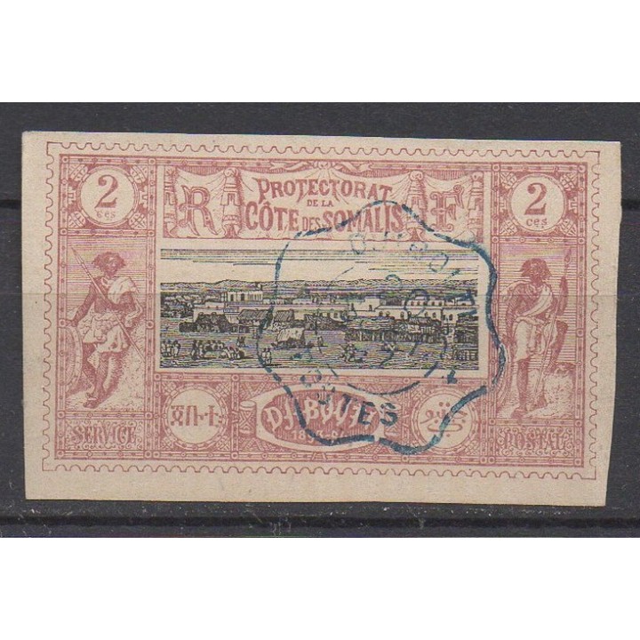 Timbre de collection Cote des Somalis - 007a