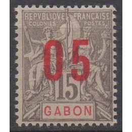 Timbre de collection Gabon - 068A