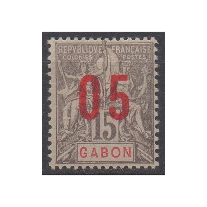 Timbre de collection Gabon - 068A