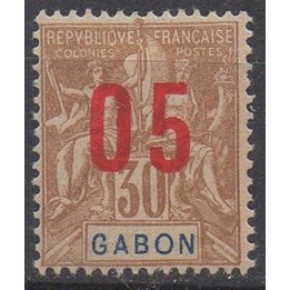 Timbre de collection Gabon - 071A
