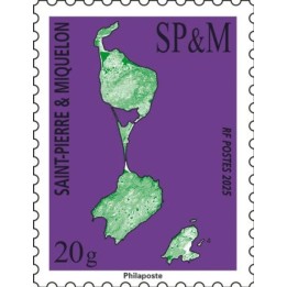 Timbre de collection Saint-Pierre et Miquelon - 1365 Carte Lettre Internationale
