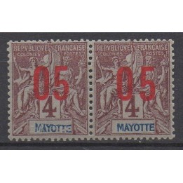 Timbre de collection Mayotte - 022Aa
