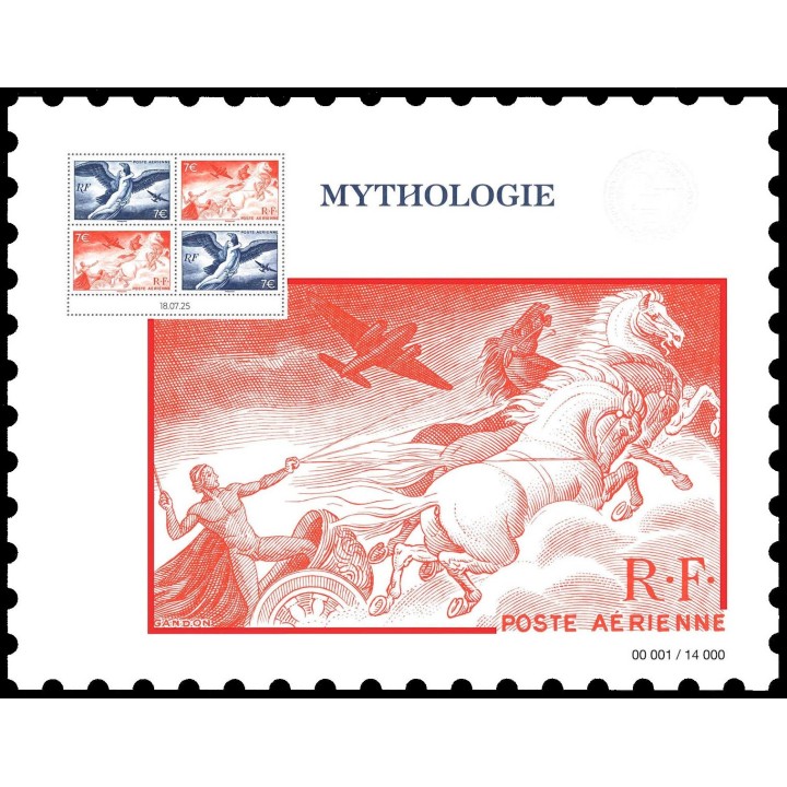 Timbre de collection France - Poste Aérienne 100 & 101 Affiche Mythologie - Hors Abonnement