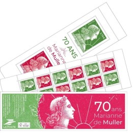 Timbre de collection France - Carnet C1537 \"Marianne de Muller - Salon philatélique d'automne 2025\" - Hors Abonnement