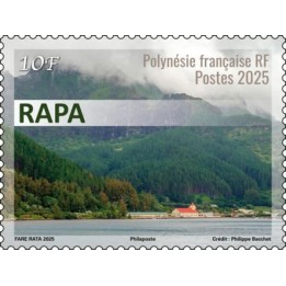 Timbre de collection Polynesie Francaise - 1377 Ile de Rapa