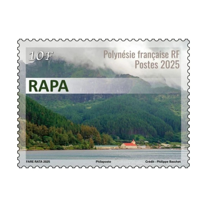 Timbre de collection Polynesie Francaise - 1377 Ile de Rapa