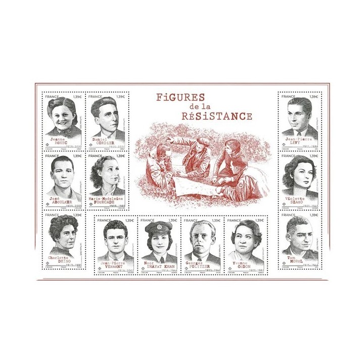 Timbre de collection France - F5930 \"Figures de la résistance\"