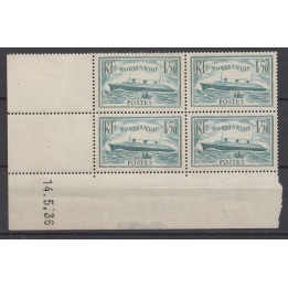 Timbre de collection France - 0300 Coin Daté (1936)