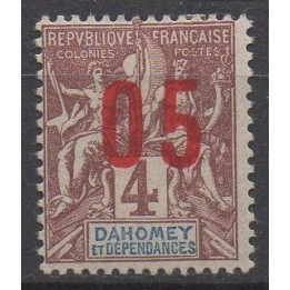 Timbre de collection Dahomey - 034A