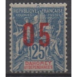 Timbre de collection Dahomey - 037A