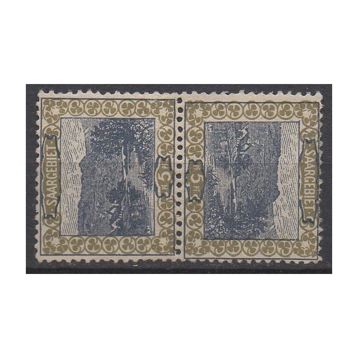 Timbre de collection Sarre - 053c