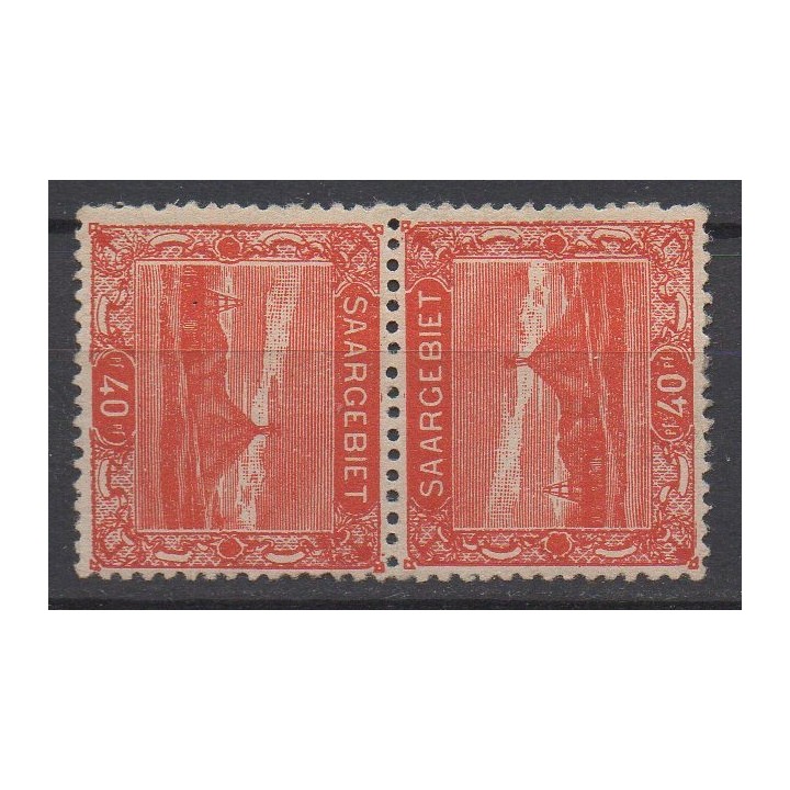 Timbre de collection Sarre - 058a