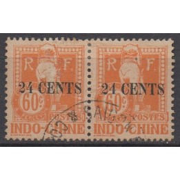 Timbre de collection Indochine - Taxe 27aa