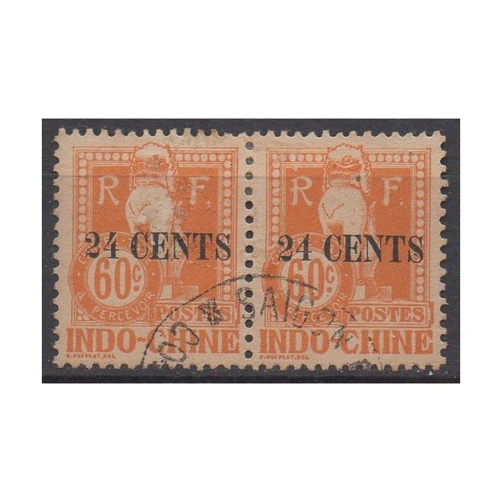 Timbre de collection Indochine - Taxe 27aa