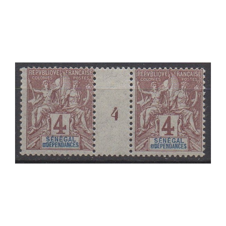 Timbre de collection Senegal - 010 Millésime 4 (1904)
