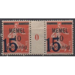 Timbre de collection Memel - 38 Millésime 0 (1920)