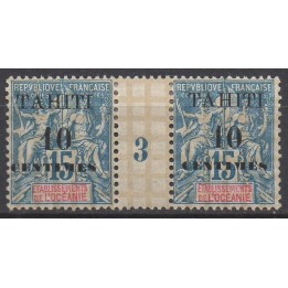 Timbre de collection Tahiti - 33 Millésime 3 (1903)
