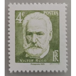 Timbre de collection France - 5922 Timbre 4€ Vert issu du Bloc Feuillet \"Victor Hugo (1802-1885)\"