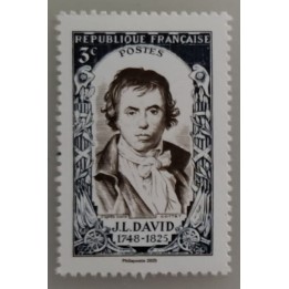 Timbre de collection France - 5924 Timbre 3€ Bleu issu du Bloc Feuillet \"Jacques-Louis David\"