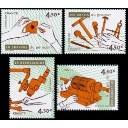 Timbre de collection France - 5907 à 5910