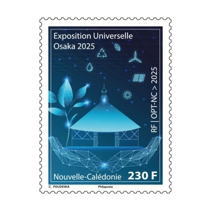 Timbre de collection Nouvelle-Caledonie - 1490