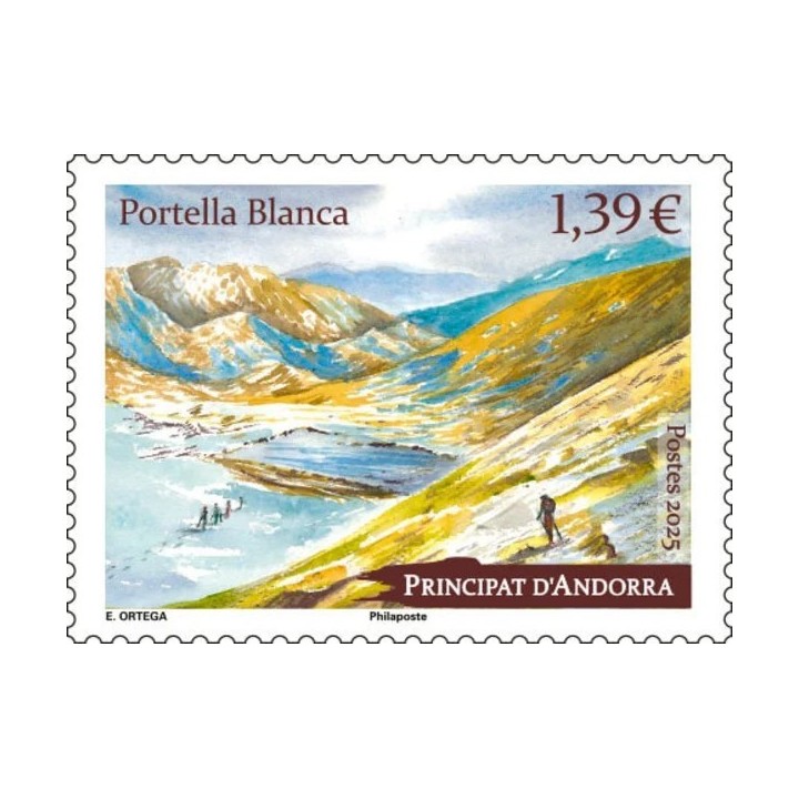 Timbre de collection Andorre Francais - 936