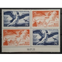 Timbre de collection France - Poste Aérienne 100 & 101 Bloc de 4 timbres issu de l'Affiche Mythologie - Hors Abonnement
