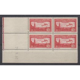 Timbre de collection France - Poste Aérienne 005 Coin Daté (1930)