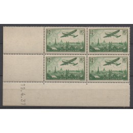 Timbre de collection France - Poste Aérienne 008 Coin Daté (1936)