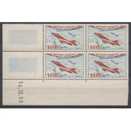 Timbre de collection France - Poste Aérienne 030 Coin Daté (1953)