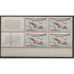 Timbre de collection France - Poste Aérienne 030 Coin Daté (1954)