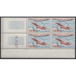 Timbre de collection France - Poste Aérienne 030 Coin Daté (1957)