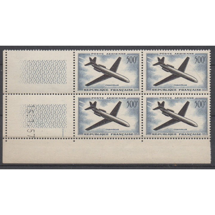 Timbre de collection France - Poste Aérienne 036 Coin Daté (1957)
